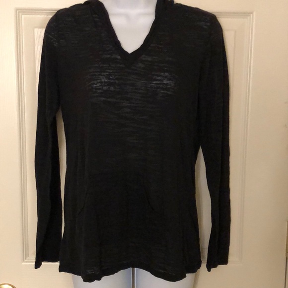 Adorable Sheer Black Animal Print Hoodie - Picture 1 of 9